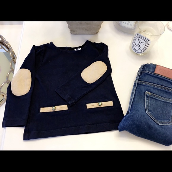 Janie and Jack Other - Janie and jack top with gold buttons